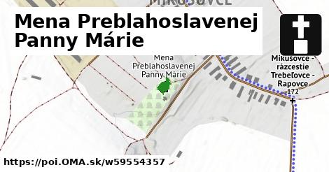 Mena Preblahoslavenej Panny Márie