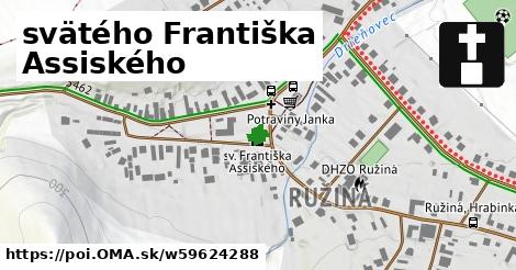 svätého Františka Assiského