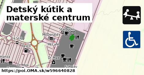 Detský kútik a materské centrum