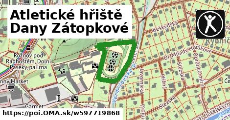 Atletické hřiště Dany Zátopkové