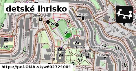 detské ihrisko