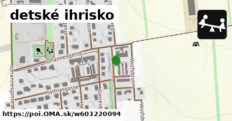 detské ihrisko