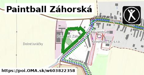 Paintball Záhorská