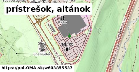 prístrešok, altánok