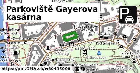 Parkoviště Gayerova kasárna