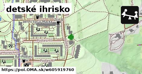 detské ihrisko