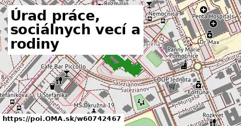 Úrad práce, sociálnych vecí a rodiny