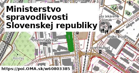 Ministerstvo spravodlivosti Slovenskej republiky