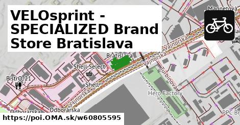 VELOsprint - SPECIALIZED Brand Store Bratislava