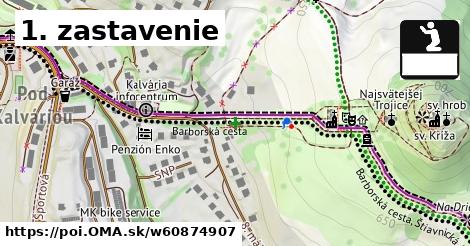 1. zastavenie