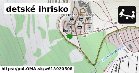 detské ihrisko