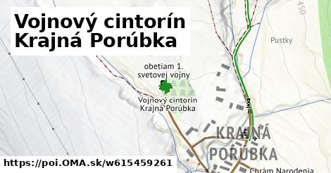 Vojnový cintorín Krajná Porúbka