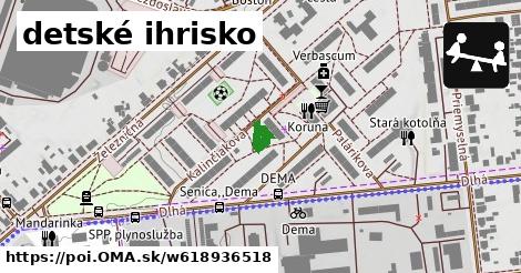 detské ihrisko