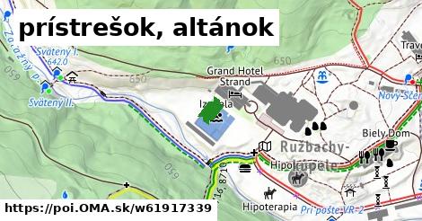 prístrešok, altánok