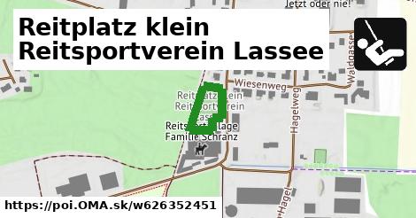 Reitplatz klein Reitsportverein Lassee