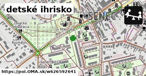 detské ihrisko