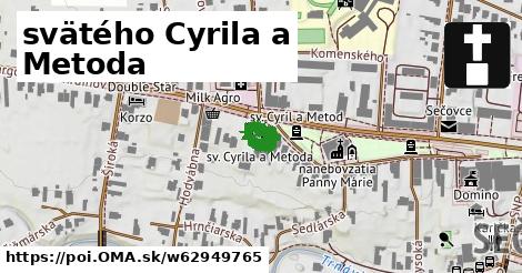 svätého Cyrila a Metoda