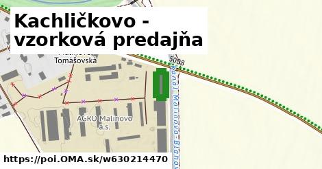 Kachličkovo - vzorková predajňa