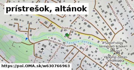 prístrešok, altánok