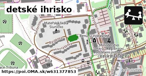 detské ihrisko