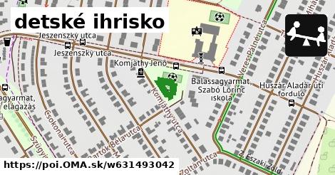 detské ihrisko