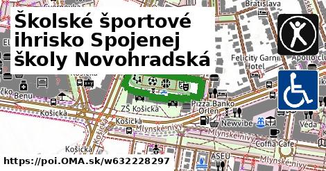 Školské športové ihrisko Spojenej školy Novohradská