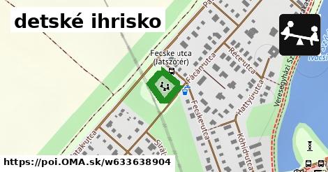 detské ihrisko