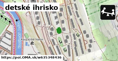 detské ihrisko