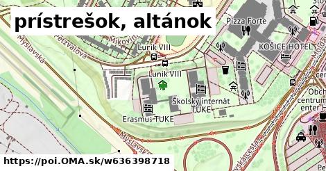 prístrešok, altánok