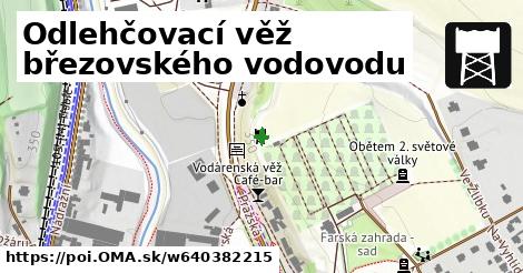 Odlehčovací věž březovského vodovodu