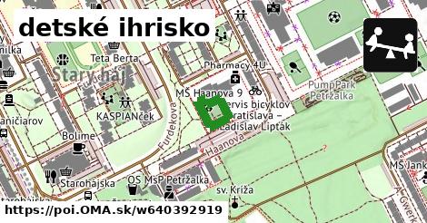 detské ihrisko