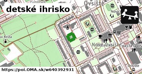 detské ihrisko