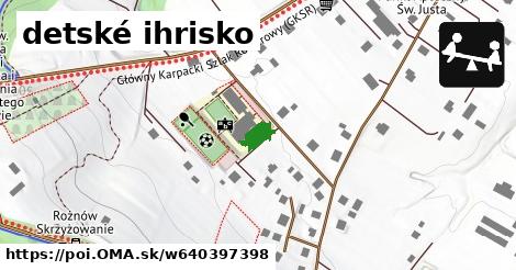 detské ihrisko