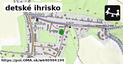 detské ihrisko