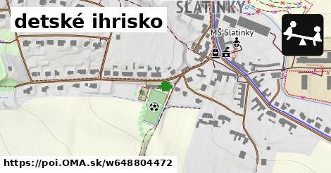 detské ihrisko