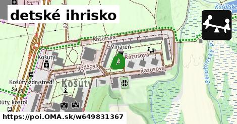 detské ihrisko