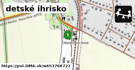 detské ihrisko