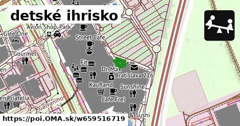 detské ihrisko