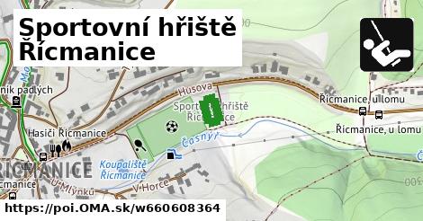 Sportovní hřiště Řícmanice