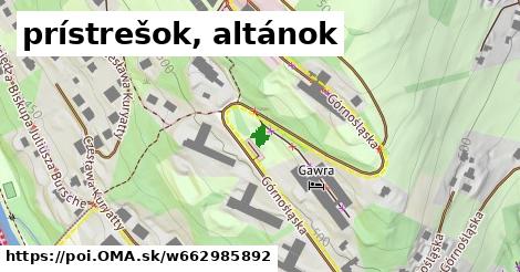 prístrešok, altánok