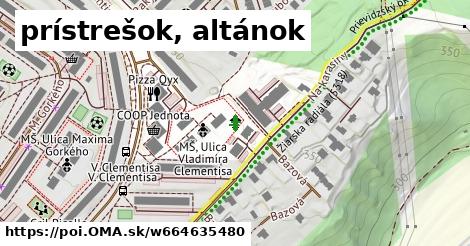 prístrešok, altánok