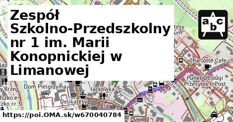 Zespół Szkolno-Przedszkolny nr 1 im. Marii Konopnickiej w Limanowej