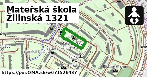 Mateřská škola Žilinská 1321