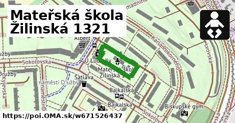 Mateřská škola Žilinská 1321