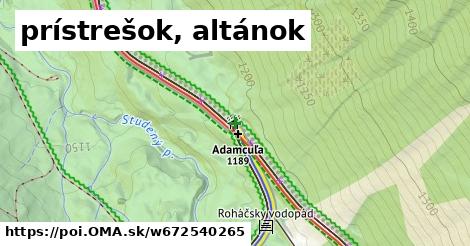 prístrešok, altánok