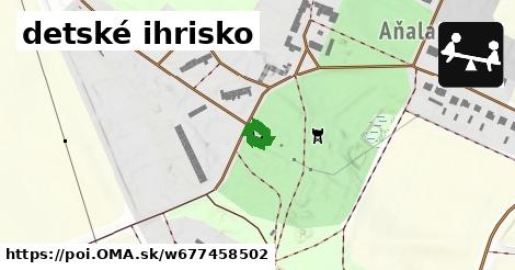 detské ihrisko