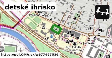 detské ihrisko