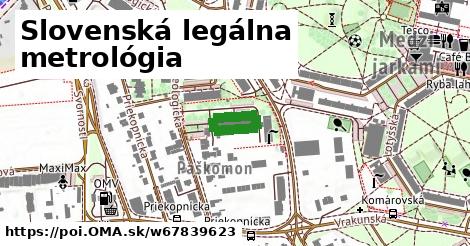 Slovenská legálna metrológia