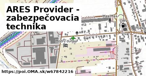 ARES Provider - zabezpečovacia technika