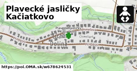 Plavecké jasličky Kačiatkovo